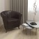 Bange "Laguna", 780 × 630 × 790 mm, leatherette, dark brown color
