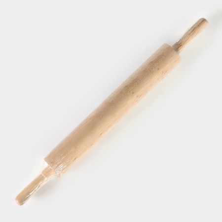 ADELICA rolling pin, with a rotating handle, 60 × 6 cm, beech-6