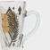 Glass mug for tea/coffee "Golden Herbarium", 250 ml