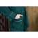 Male dressing gown with a hood, size 52, green, Makra