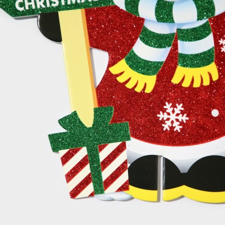 Decorative decoration (stand) "Snowman" 32x28 cm-5
