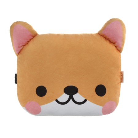 Pillow on the headrest Matech Cutie Line, 30 x 25 x 10 cm, brown, white-2