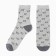 Male socks "Airplanes", gray color, size 29