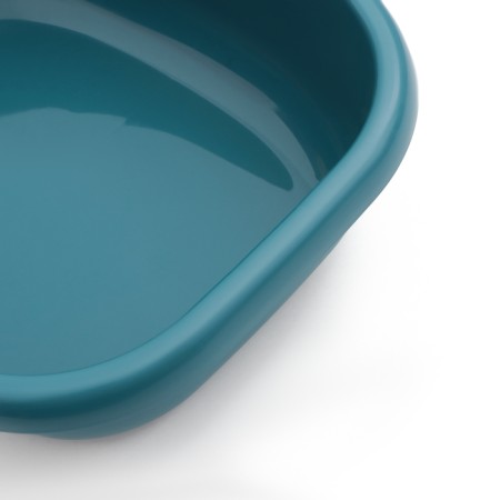 Toilet without an side 41 x 33.5 x 15.5 cm, blue-4