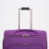 Big suitcase 28 ", lightning department, code castle, 4 wheels, outer pocket, purple color