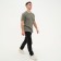 T -shirt male, olive color, size 48