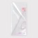 Portnivo metric "triangle", 20.5 × 11 cm, thickness 0.5 mm, color transparent