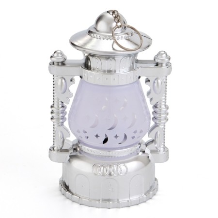 Camping “Kerosinka” flashlight, 3 watts, 2 modes, 3 AAA, 15 x 8 x 8 cm, silver