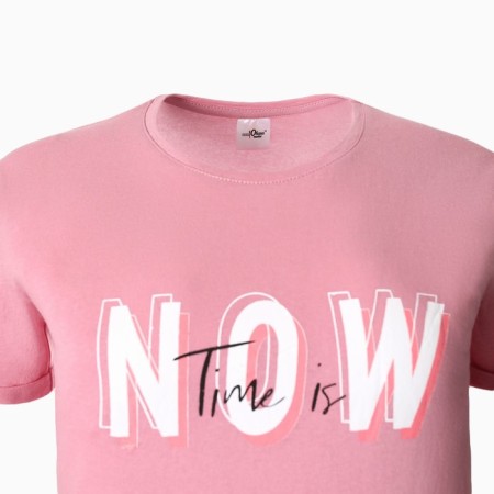 T -shirt female, pink color, size 44-8