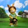 Garden figure "Bunny Damnik" 55x27cm