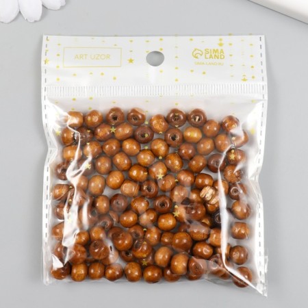 Beads for creativity tree "Natural" d = 0.8 cm set 20 grams-2
