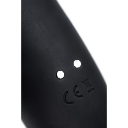 Unrealistic vibrator Waname D-Splash Hail, silicone, black color, 23.8 cm-6