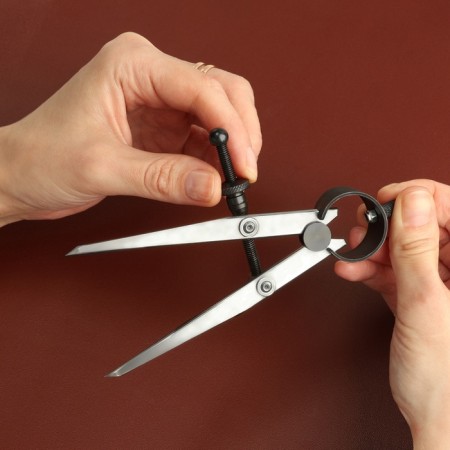 Crunching for the skin, marking, 100 mm, 15 × 8 cm, silver/black color-7
