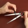 Crunching for the skin, marking, 100 mm, 15 × 8 cm, silver/black color