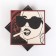 Gift box "Cool lady", square, 19 x 19 x 12 cm
