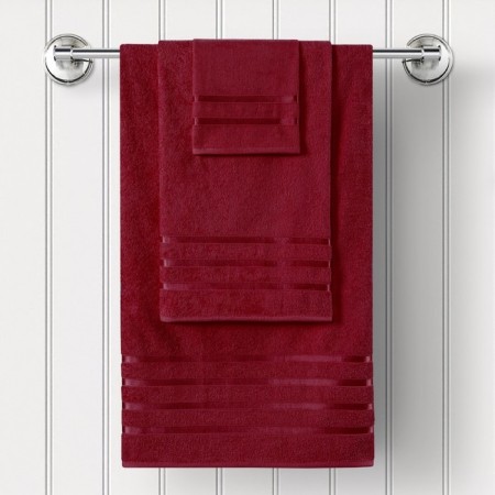 A set of terry towels Pomegranate, size 30x50 cm, 50x90 cm, 70x140 cm, red-5