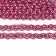 Braid, in a roll 10 m, the color of fuchsia with silver