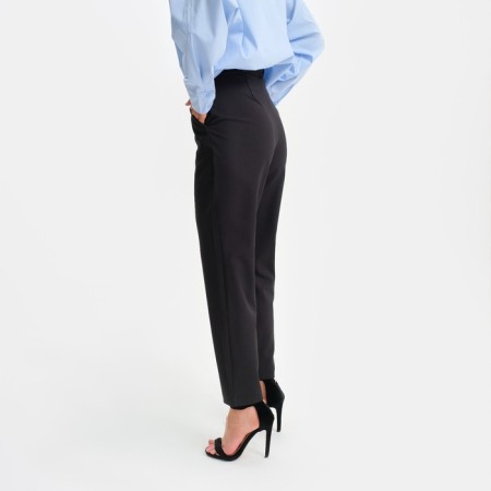 Women's narrowed trousers MIST R.50, black-2