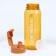 Water bottle, 850 ml, "Energy charge", 23 x 7 cm, brown