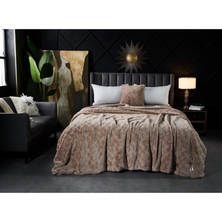 Bernard cover, size 160x220 cm, beige color