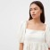 Women's dress with voluminous sleeves MIST Summer Time, White, p. 48