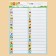 Stickers "For cabinets, cribs and chairs", 5 sheets, 42 x 29.7 cm