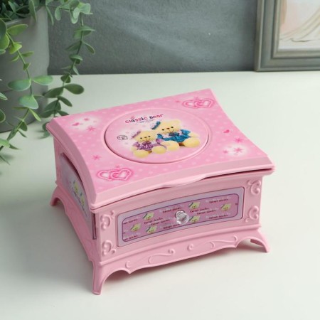 Musical box "Pink Casket" 15x9x13.5 cm