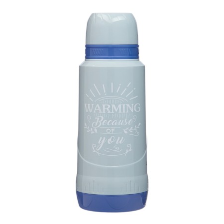 Thermos 1.8 l, with a glass flask, retains heat 12 hours, blue-2