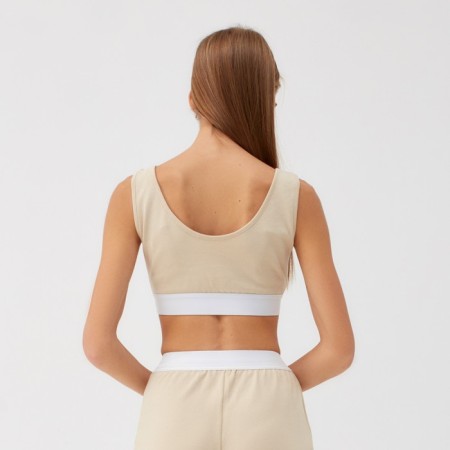 Top female minku: Home Collection Beige Color, Rr. 48-4