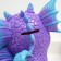 Piggy bank "Drakosh" Violet, 15.5x13x16cm