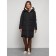 Coat insulated winter female, size 54, black color