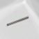Stainless steel rod thickness 1.6, internal thread 0.9 mm, l = 10 mm
