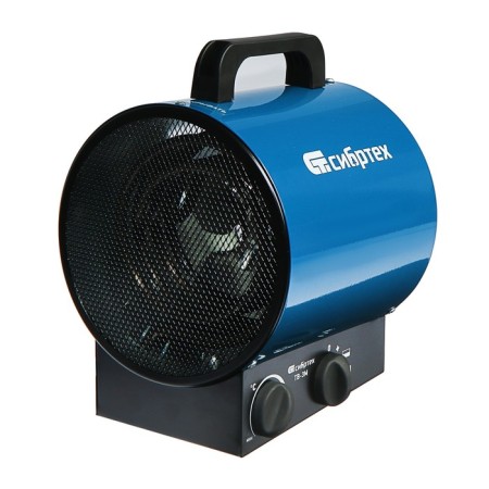 Thermal gun "Sibrtekh" TV-3M, electric, 1.5/3 kW, up to 20 m2, overheating protection