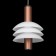 Suspended Citilux “Maya” CL202012, 12x12x25 cm, 1x6W, LED, brown color