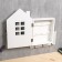 Keywater Wood "House with Pink Garden" 30x22x6 cm