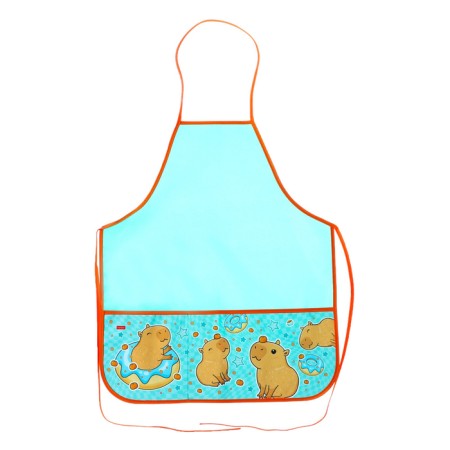 Apron for labor + sleevens, 535 x 445 mm, Hatber "KA-PI-BA-RA", 2 pockets, green nfn_35103-1