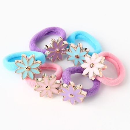 Hair elastic bands “most tender” 6 pcs, 3.5 x 3.5 x 1 cm-4