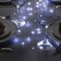 Girland "Mishura" 2 m Rosa, IP20, silver thread, 50 LED, white glow, CR2032x2