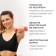 Neoprene dumbbell, 0.5 kg, pink color