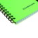 Notebook A6 (120 x 146 mm), 80 sheets in the cage on the crest Erichkrause "Neon", plastic cover, on the elastic band, an offset unit, whiteness 100%, mix