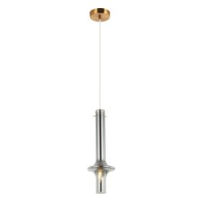 Suspension lamp GLASO 1x14 40W, size 14.5x14.5x47-150 cm, bronze color