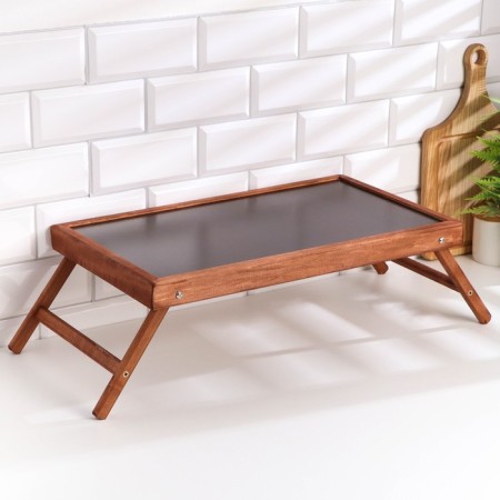 Folding breakfast table, 50 × 30cm, sea-1