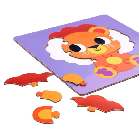 Puzzle-soroter 4 in 1 "Funny animals"-2