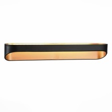 Wall lamp ST LUCE. SL582.401.01. 1x12 W, LED, 4000K, 41x6.5 cm, black color, gold