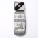 Women's mittens, gray/white color, size 20-22