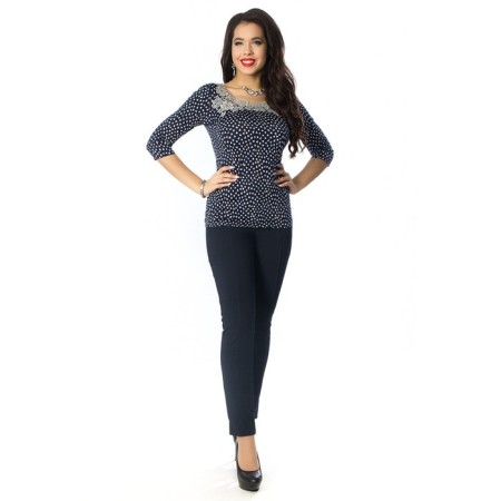 Female trousers, size 42, blue color