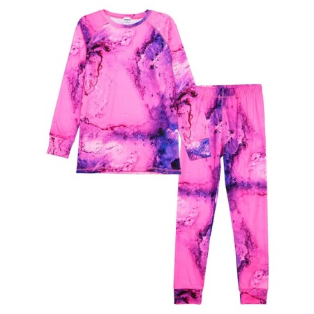 Thermal complex for girls: trousers, sweatshirt, height 146 cm-5