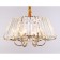 Crystal chandelier with Ambrella Light, Traditional, Tr5039, E14, Gold Color