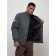 Male bomber, size 48, dark gray color