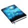 Leduced Diary A5, 160 sheets, Devente.nature, solid cover of artificial leather with foam, liesse, block 70 g/m2, blue